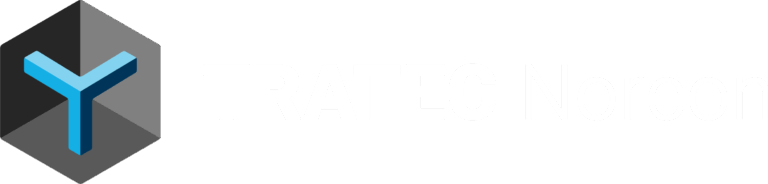 TRATEC logo Tratec Norcon RGB white small