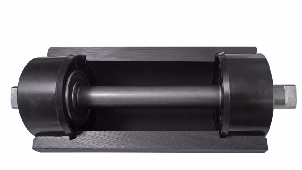 Tragrolle-schnitt-gerade