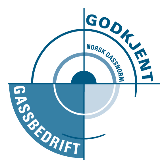 Godkjent gassbedrif farge