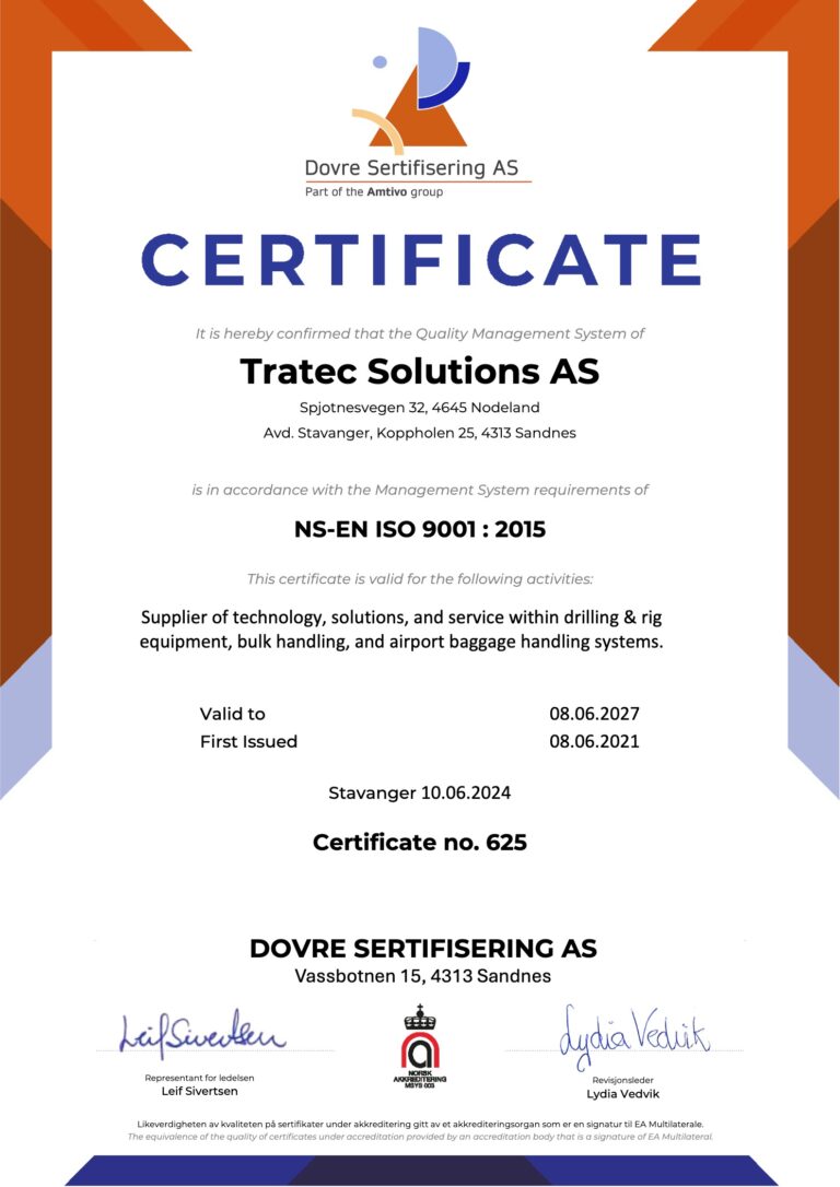 Tratec Solutions ISO